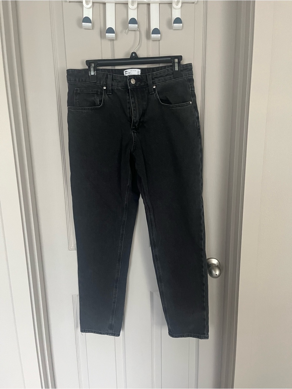 ASOS Black Straight-Leg juniors Men's Jeans